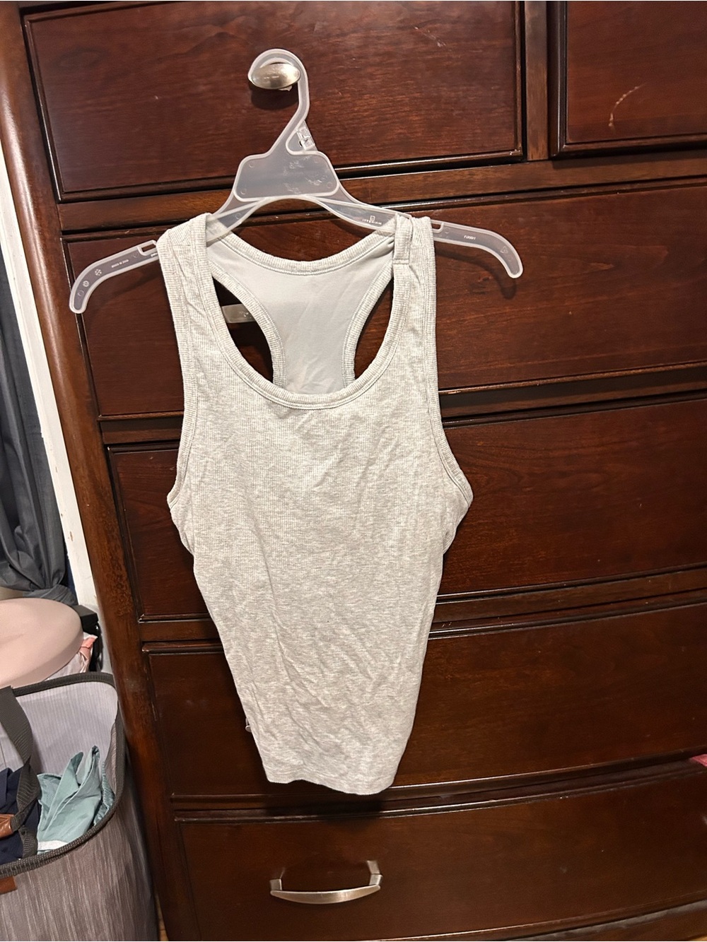 Target Light Gray Racerback Tank Top